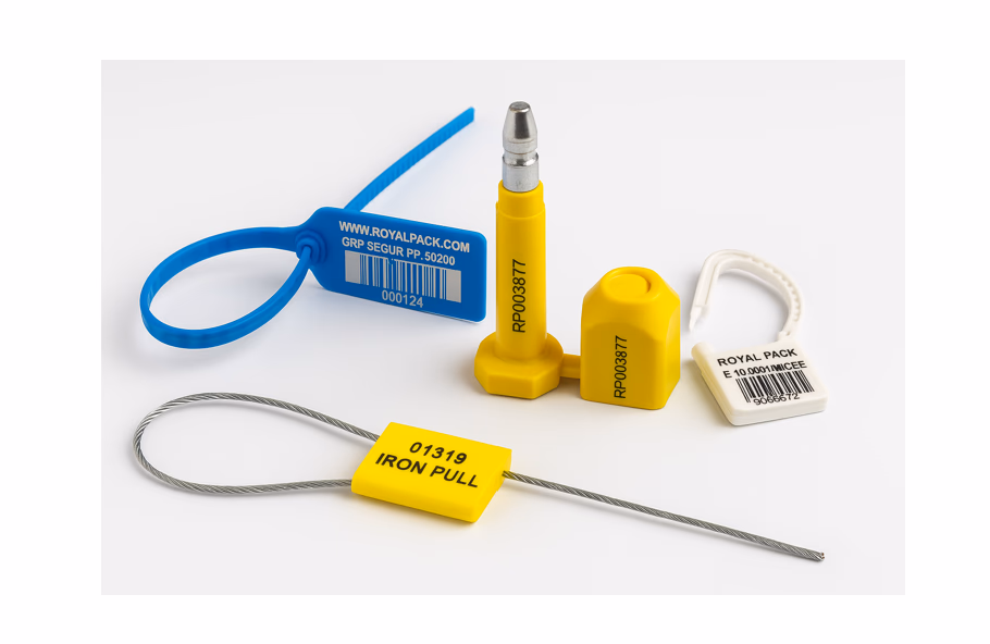 Tamper-evident security seals for containers and cargo