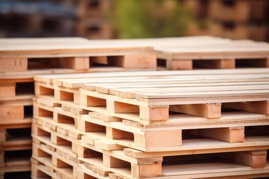 Heat-treated wooden export pallets manufactured by Kenpack in Kenya
