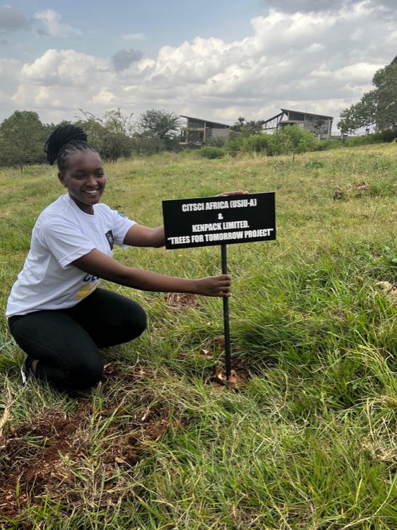Kenpack team planting trees for renewable timber supply